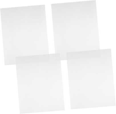 4Pcs Cat Litter Box Splash Guards Transparent Urine Shields for Open Top Litter Box Easy Enhanced Thickness for Mess Prevention and