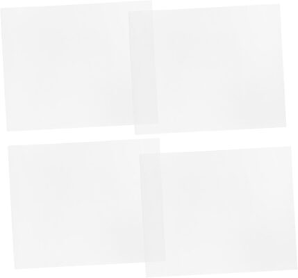 4pcs Cat Litter Shield High Sided Enclosure Splash Guard for Open Top Pan Durable Pee Guard for Cat Litter Box Easy Design to Minimize Urine Mess